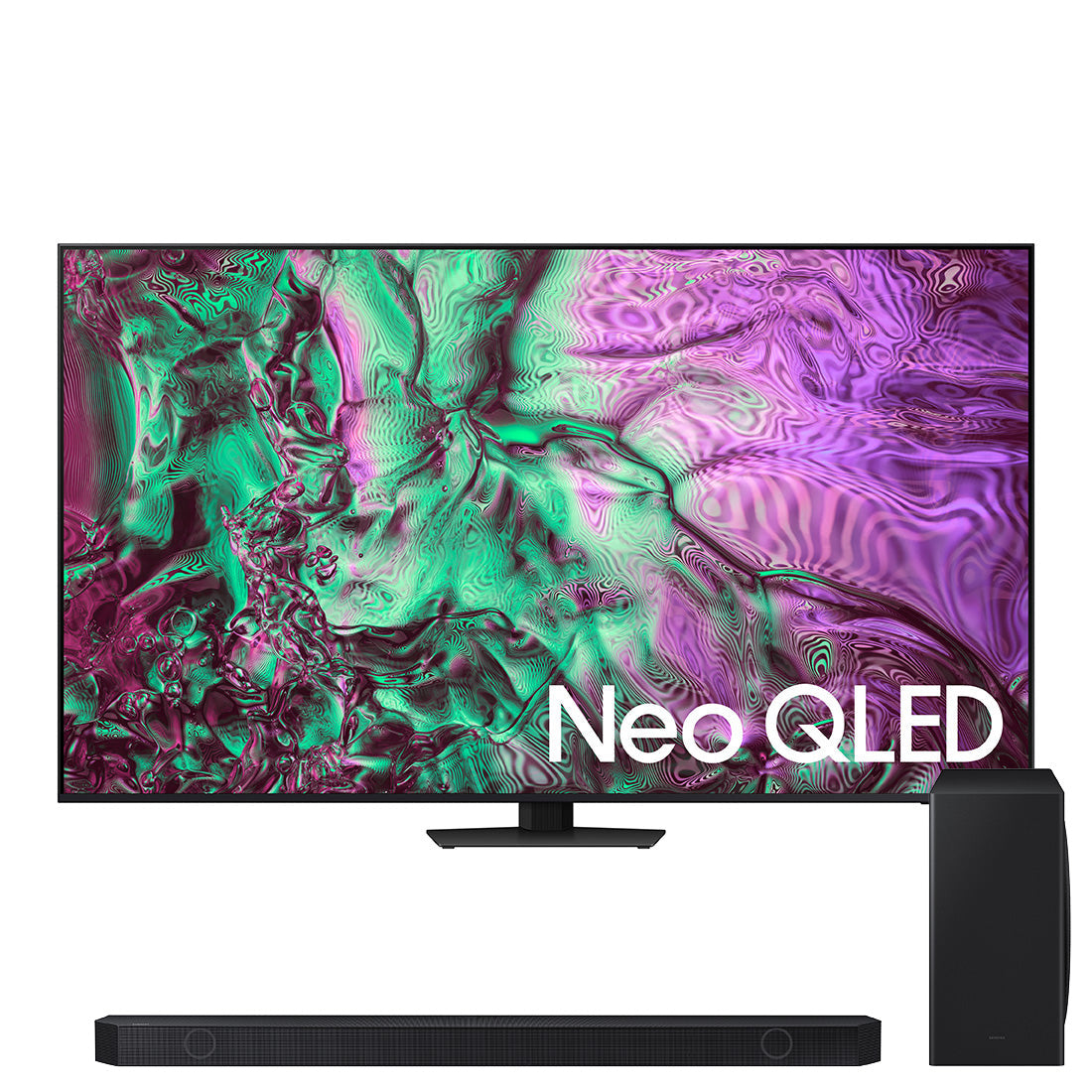 Samsung QN85DAFXZC Neo QLED 4K Smart TV | HW-Q800D/ZC 5.1.2 Channel Wireless Dolby ATMOS Soundbar