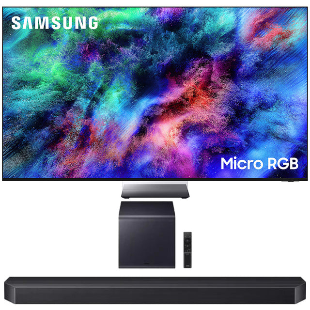 Samsung R95H Micro RGB R95H 4K Vision AI Smart TV | HW-Q900H/ZC 7.1.2 Channel Soundbar - 2026 Bundle