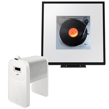 Samsung SP-LPF5DSAXXZC The Premiere 5 Projector | Samsung HW-LS60D/ZC Music Frame Wireless Speaker - Bundle