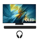 Samsung S95F OLED 4K Vision AI Smart TV - 2025 | Sonos Ace Wireless Over-Ear Active Noise Cancelling Headphones | Sonos Arc Premium Smart Soundbar - Bundle