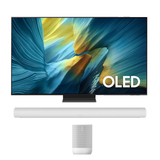 Samsung S95F OLED 4K Vision AI Smart TV - 2025 | Sonos 2-Room Set with Arc - Arc | Move 2 - Bundle