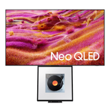 Samsung QN90F Neo QLED 4K Vision AI Smart TV - 2025 | HW-LS60D/ZC Music Frame Wireless Speaker - Bundle