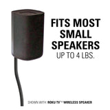 Sanus HTB3-B3 Adjustable Speaker Stands 26"-39" Up To 4 Lbs - Black