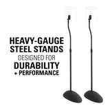 Sanus HTB3-B3 Adjustable Speaker Stands 26"-39" Up To 4 Lbs - Black