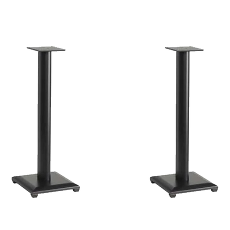 Sanus NF30B Tall Speaker Stands with 6x6 Top Plate - Pair