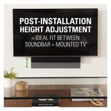 Sanus SASB1-B3 Universal Soundbar Mount Depth Adjustable - Black