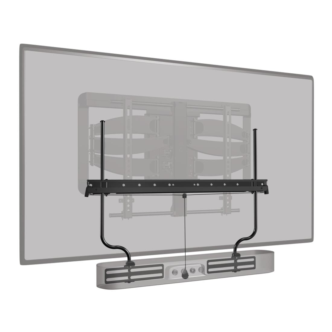 Sanus SASB1-B3 Universal Soundbar Mount Depth Adjustable - Black