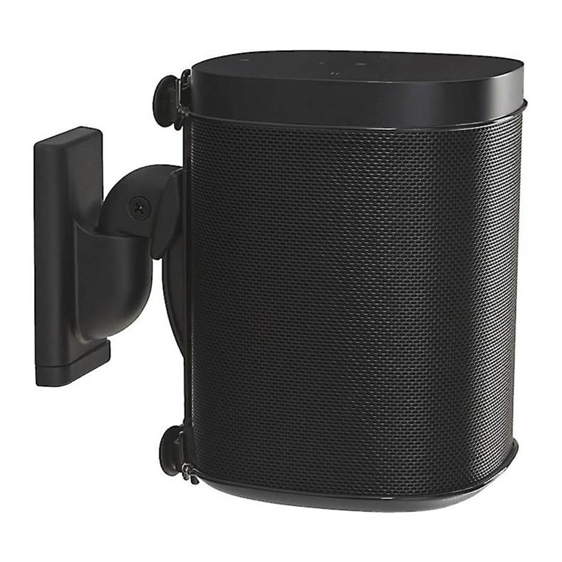 Sanus WSWM22-B1 Speaker Swivel and Tilt Wall Mounts for Sonos ONE -Black - Pair (WSWM22B1 )