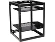 Sanus CFR1615-B1 15U AV Rack Stackable Open Frame Network Rack