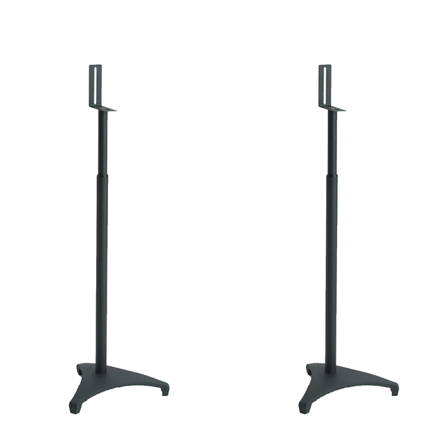 Sanus EFSAT-B1 Adjustable-Height Speaker Stands Pair - Black