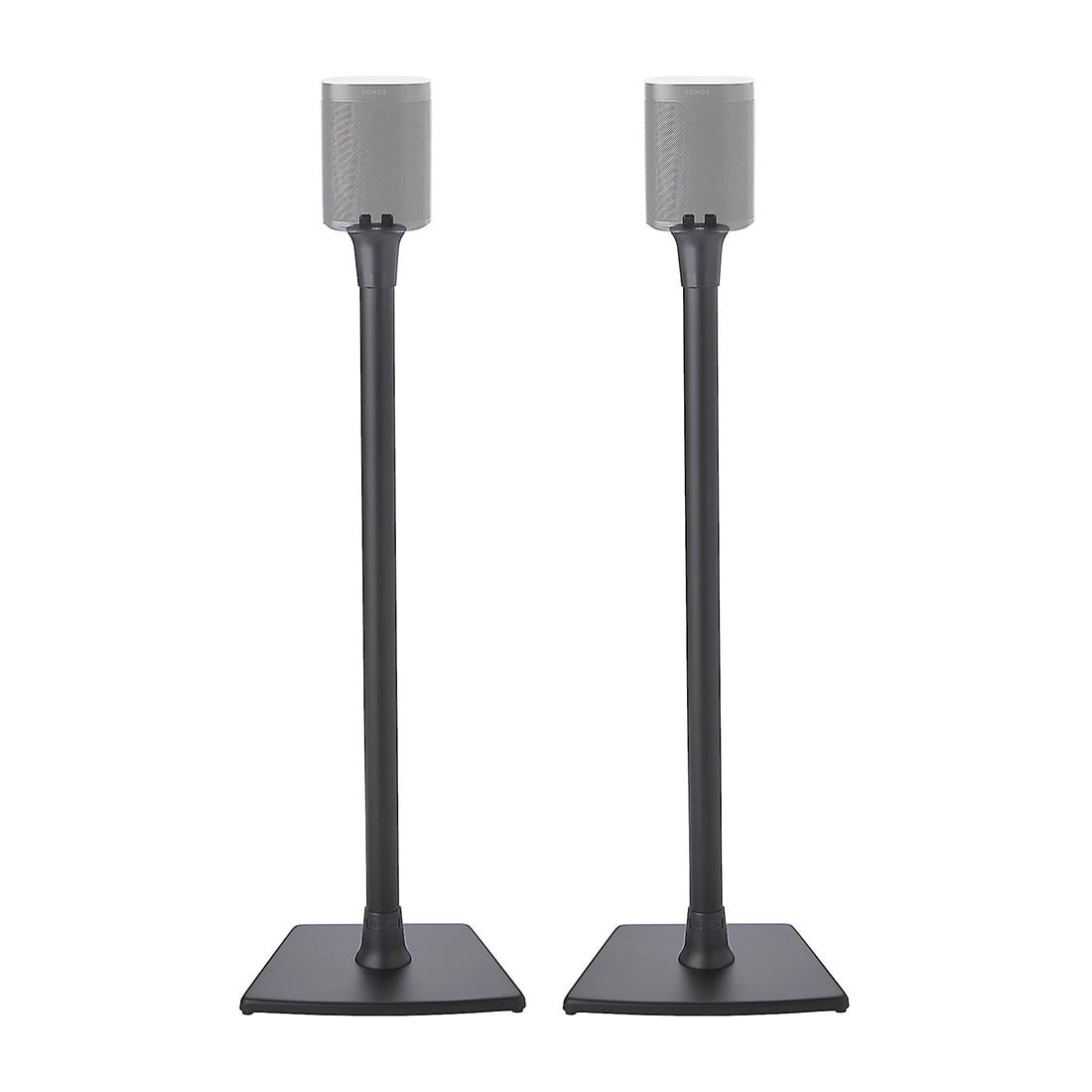 Sanus WSS22-B1 34" Speaker Stands for Sonos ONE, PLAY:1 and PLAY:3 - Black - Pair