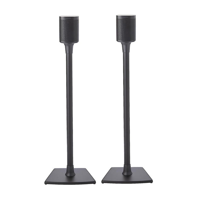 Sanus WSS22-B1 34" Speaker Stands for Sonos ONE, PLAY:1 and PLAY:3 - Black - Pair