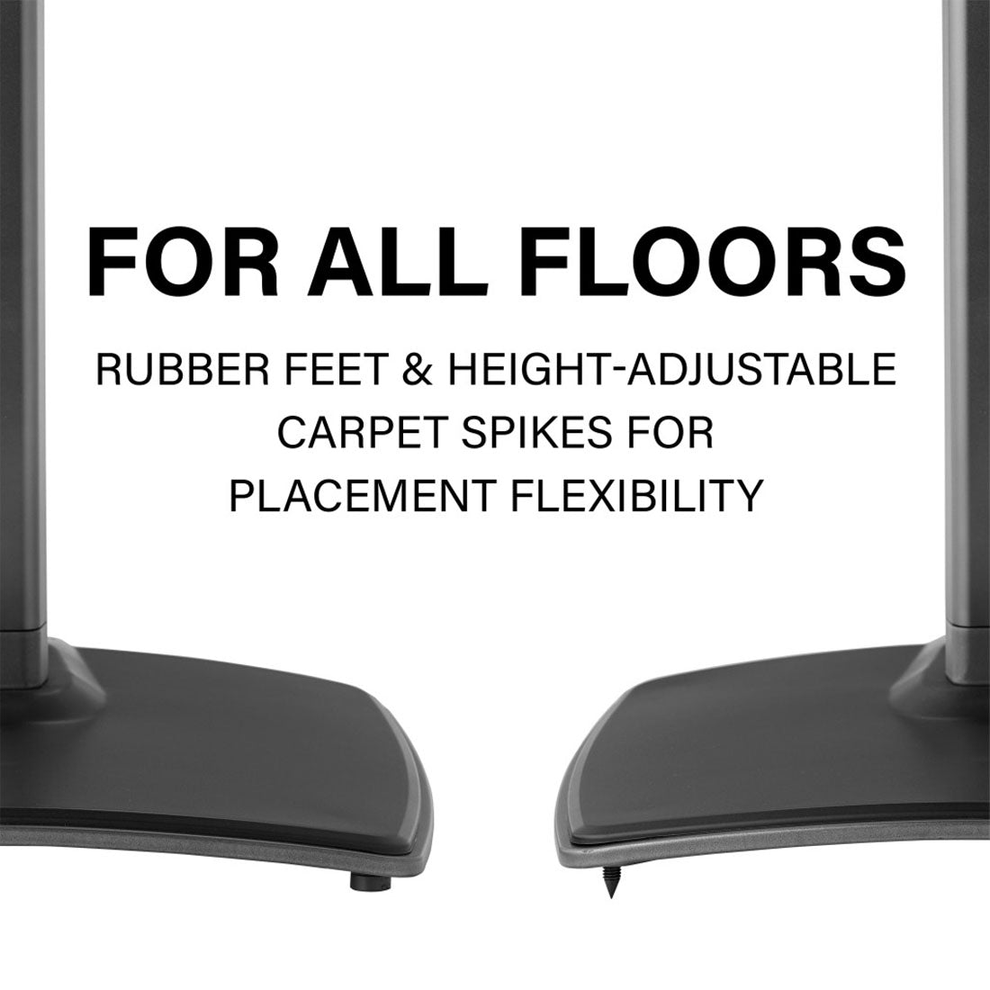 Sanus WSS52-W2 Wireless Speaker Stands for Sonos Five and Play : 5 Speakers - Each