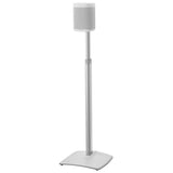 Sanus WSSA2-W1 16" Adjustable Height Speaker Stands for Sonos ONE, Play:1, and Play:3 - White - Each  (OPEN BOX)