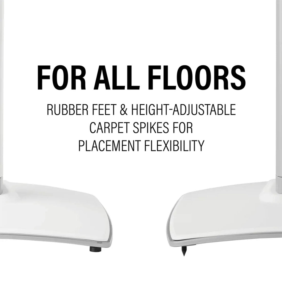 Sanus WSSE1A1 Height Adjustable Speaker Stand for Sonos Era 100 - Each