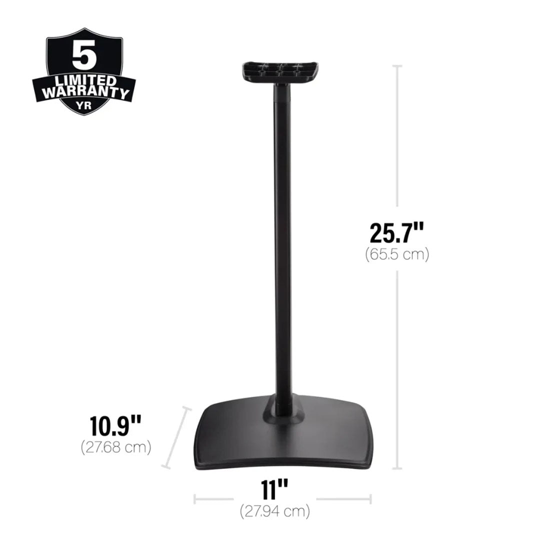 Sanus WSSE3A1 Height Adjustable Speaker Stand For Sonos Era 300 - Each