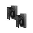 Sanus WSWMU2-B2 Speaker Wall Mounts for Bookshelf Speakers up to 10 lbs - Pair