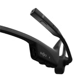 Shokz OpenComm2 Black Bluetooth Stereo Headset Noise Cancelling Boom Mic with Mute Button - Bone Conduction - Water Resistant IP55 - 16Hr Talk Time