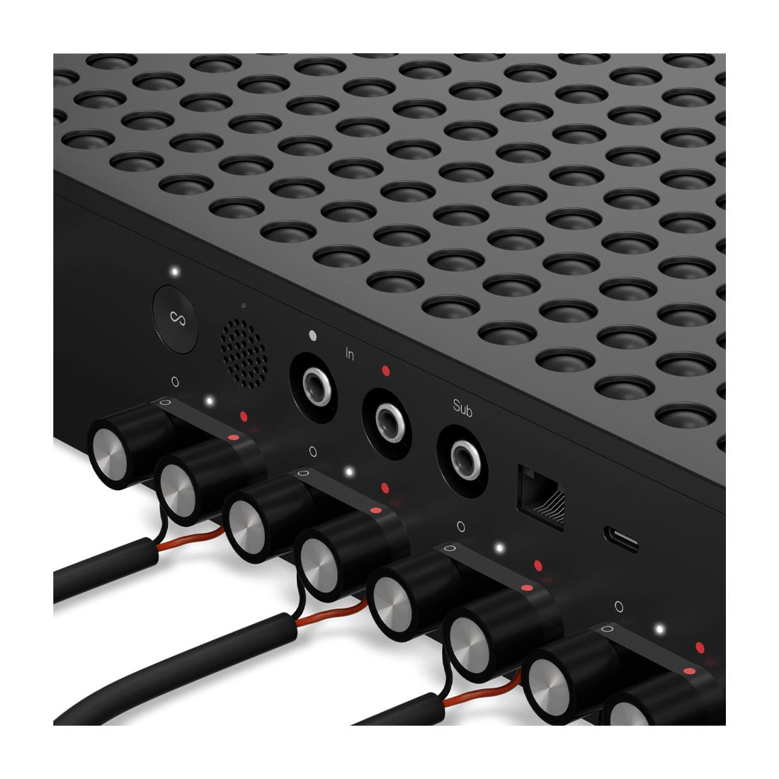 Sonos AMLTIUS1BLK Amp Multi 8-Ch 125W Class D Multizone Amplifier - Black