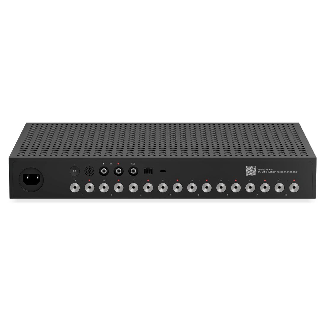 Sonos AMLTIUS1BLK Amp Multi 8-Ch 125W Class D Multizone Amplifier - Black