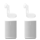 Sonos Era 100 Bluetooth Smart Speaker with Era 100 Wall Mounts | Pair - Bundle