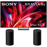 Sony BRAVIA 9 II True RGB 4K HDR Google TV with Gemini | SA-RS9 BRAVIA Theater 9 Rear Dolby Atmos Surround Sound Speakers - 2026 Bundle