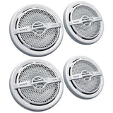 Sony XS-MP1611 6.5" Dual Cone Marine Speakers - White - 2 Pairs