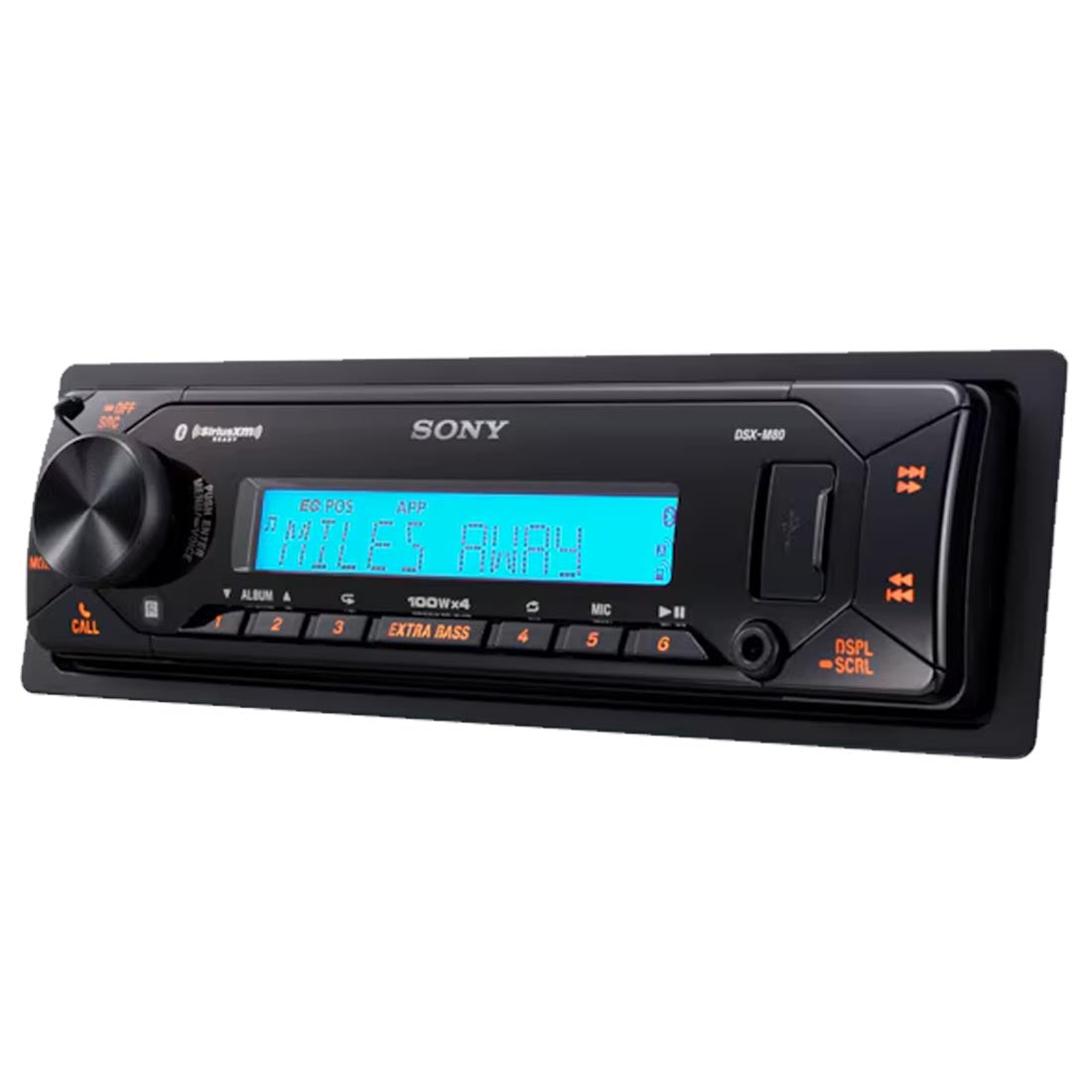 Sony DSX-M80 Single-Din High Power Digital Media Marine Receiver