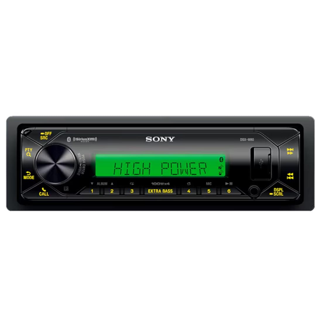 Sony DSX-M80 Single-Din High Power Digital Media Marine Receiver