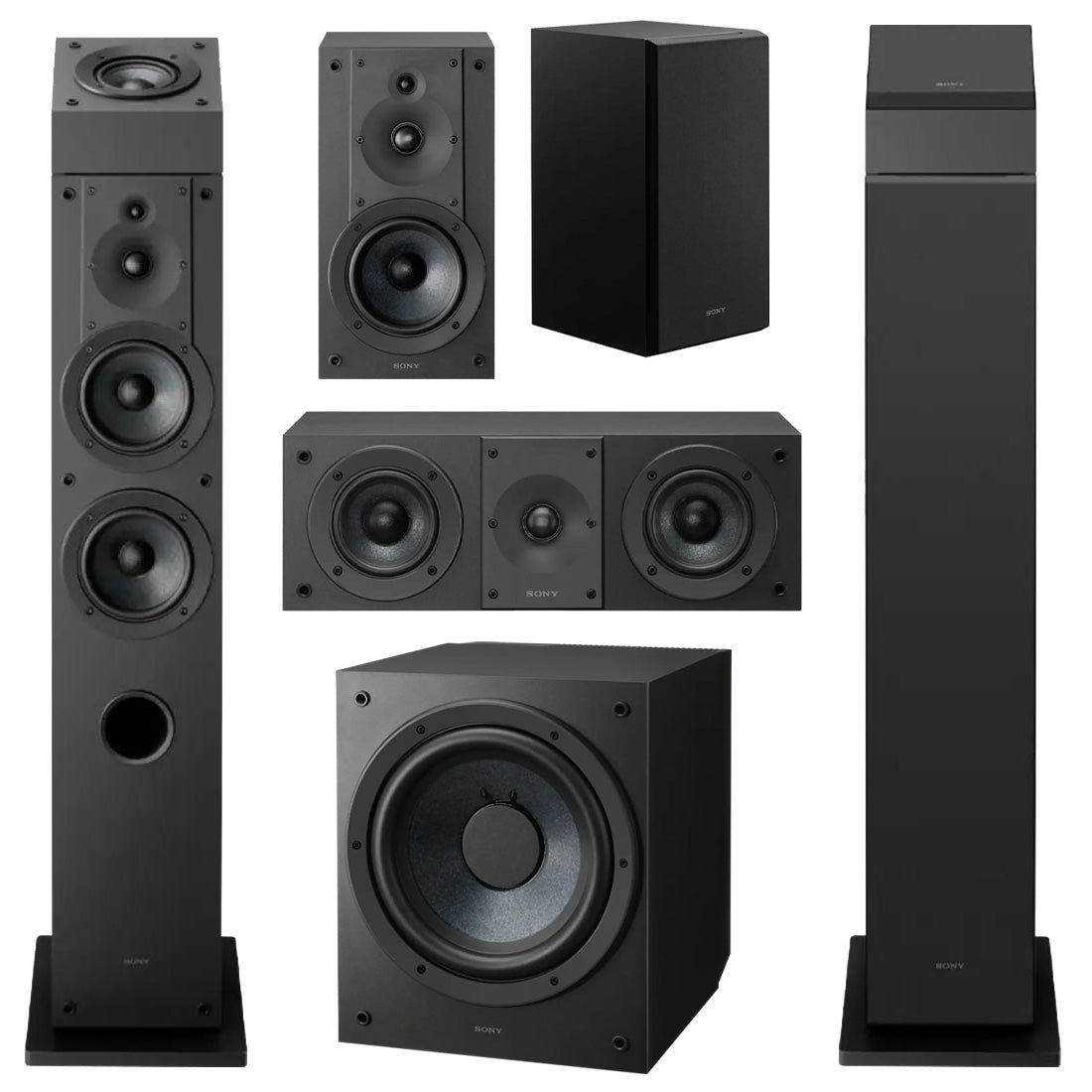 Sony SS-CS3M2 7.1 Speaker Bundle #1 - SS-CS3M2 (2) | SS-CS5M2 | SS-CS8M2 | SS-CSEM2 | SA-CS9M2