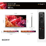 Sony XR-85X95K BRAVIA XR 85” 4K HDR Mini LED TV with Google TV (OPEN BOX)