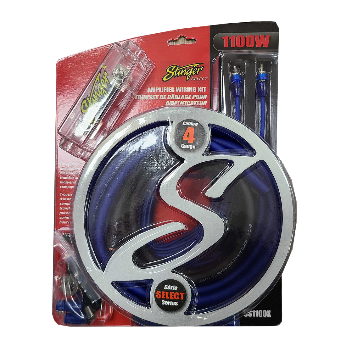 Stinger SS1100X 1100 Watt 4 Gauge Amplifier Wiring Kit