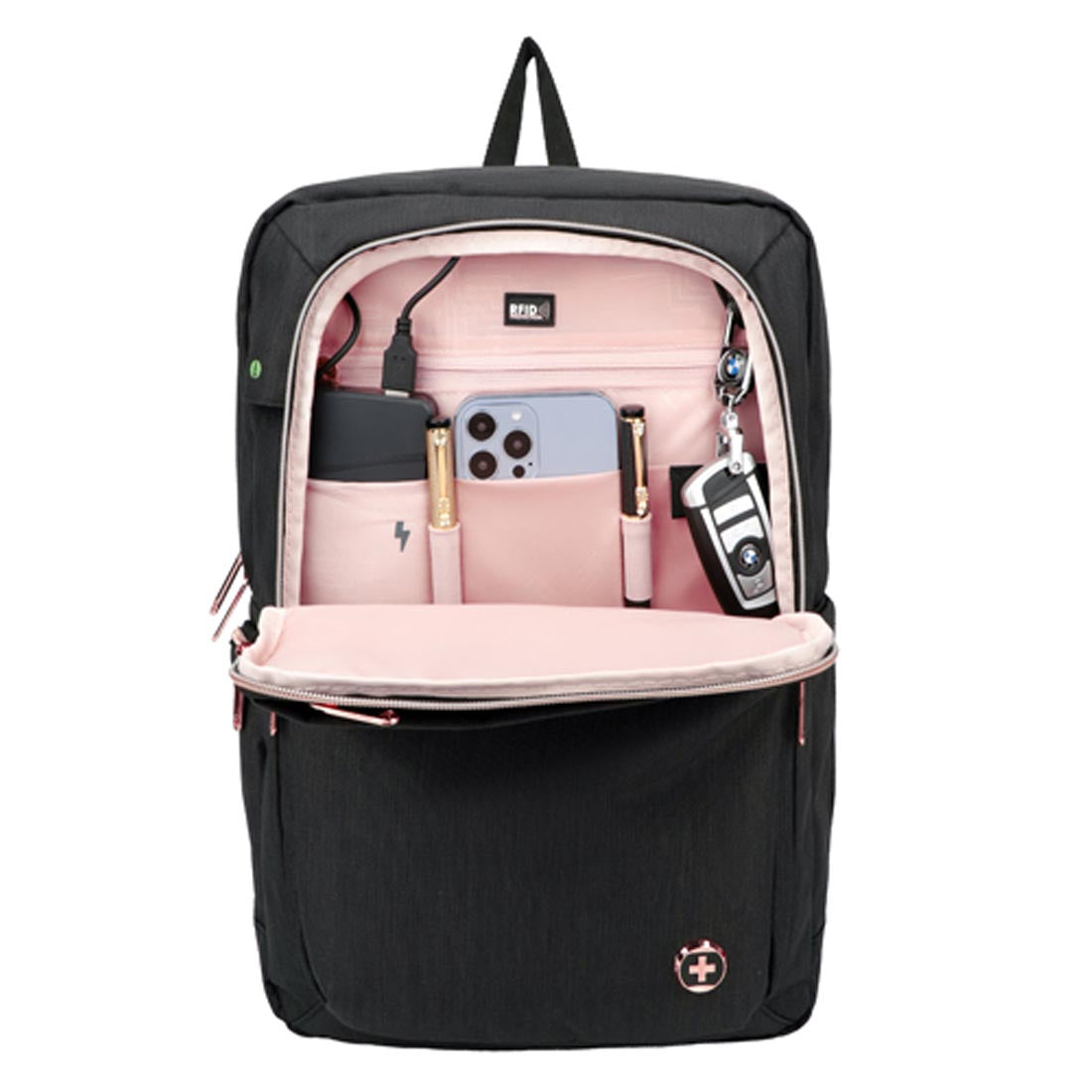 SwissDigital Design SD1006-01 KATY ROSE Backpack - Black