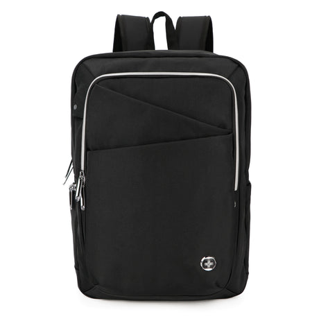 Swissdigital Design SD1006FB-01B KATY ROSE Backpack with SDD Finder - Black Platinum