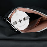 Swissdigital Design SD1006FB-01B KATY ROSE Backpack with SDD Finder - Black Platinum