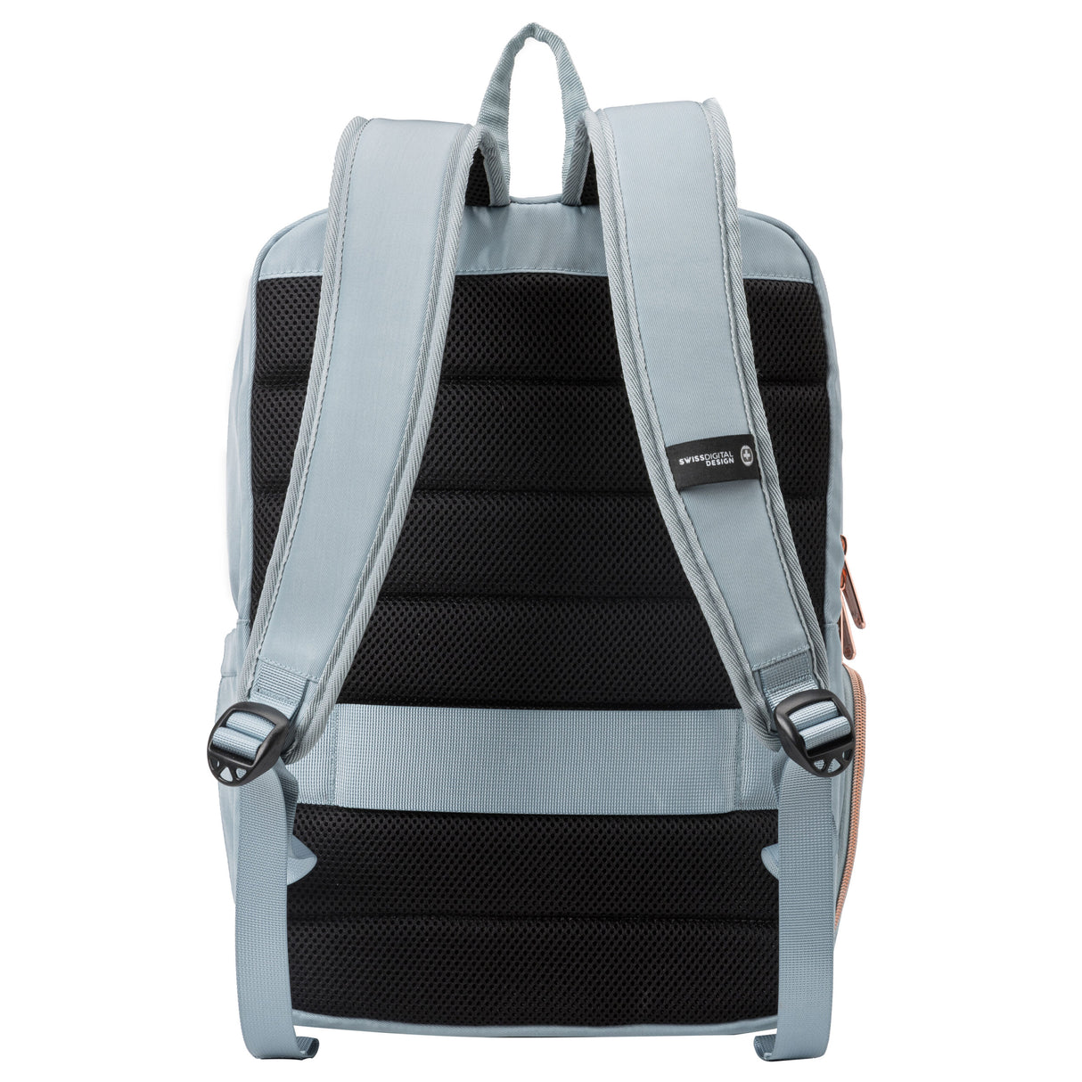 Swissdigital Design SD1006FB KATY ROSE Teal Blue Backpack with SDD Finder