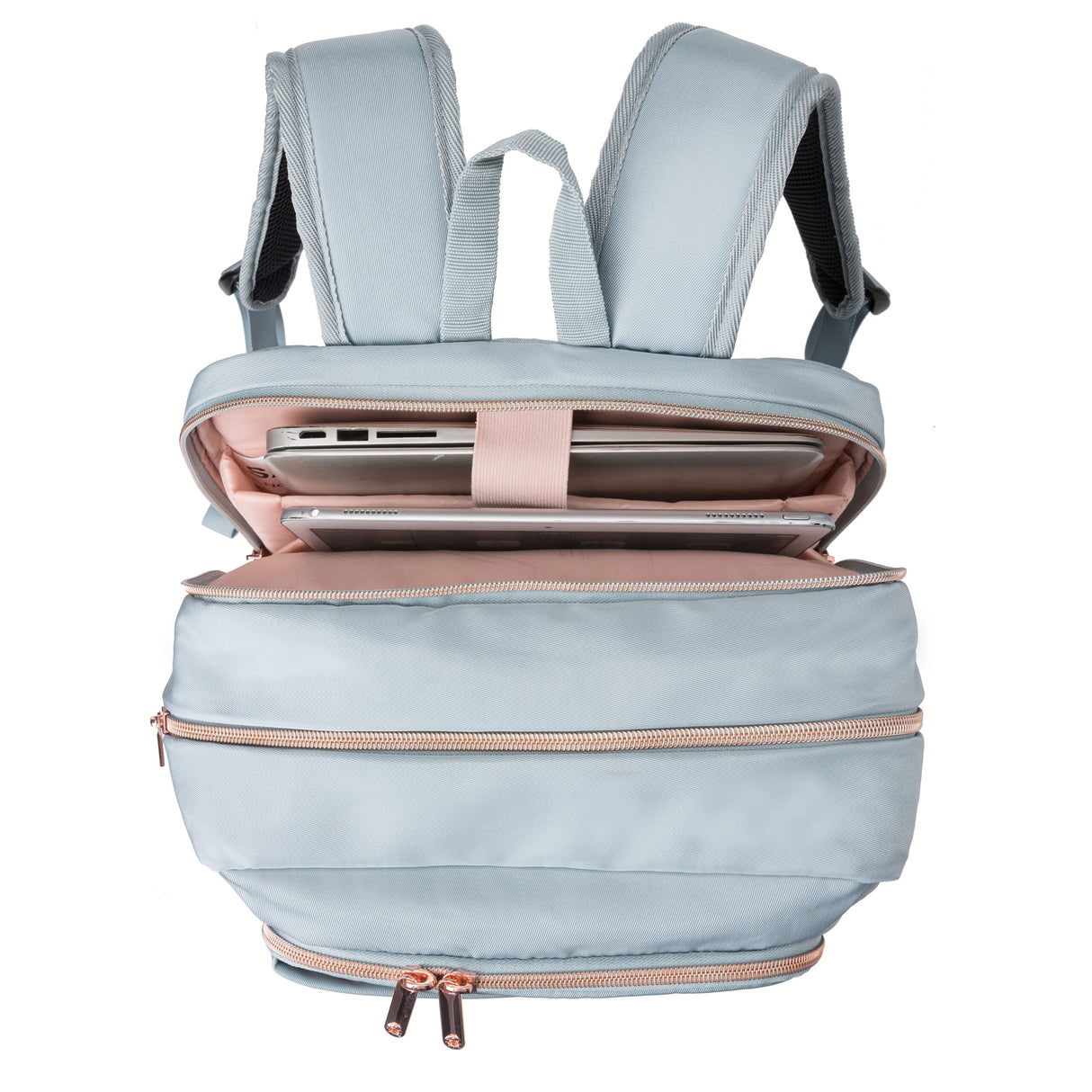 Swissdigital Design SD1006FB KATY ROSE Teal Blue Backpack with SDD Finder