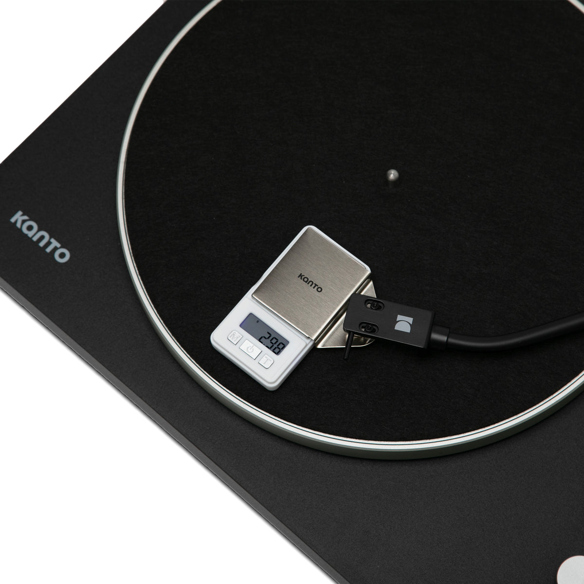 Kanto TT-AKIT Turntable Setup & Alignment Kit with Stylus Force Gauge - Black