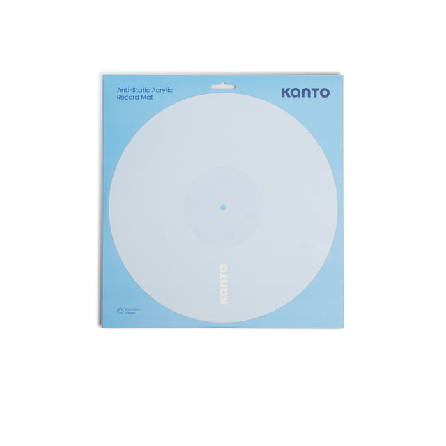 Kanto TT-AM Acrylic Turntable Mat with Anti-Static Design - Black