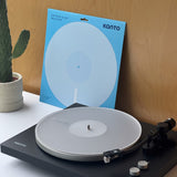 Kanto TT-AM Acrylic Turntable Mat with Anti-Static Design - Black