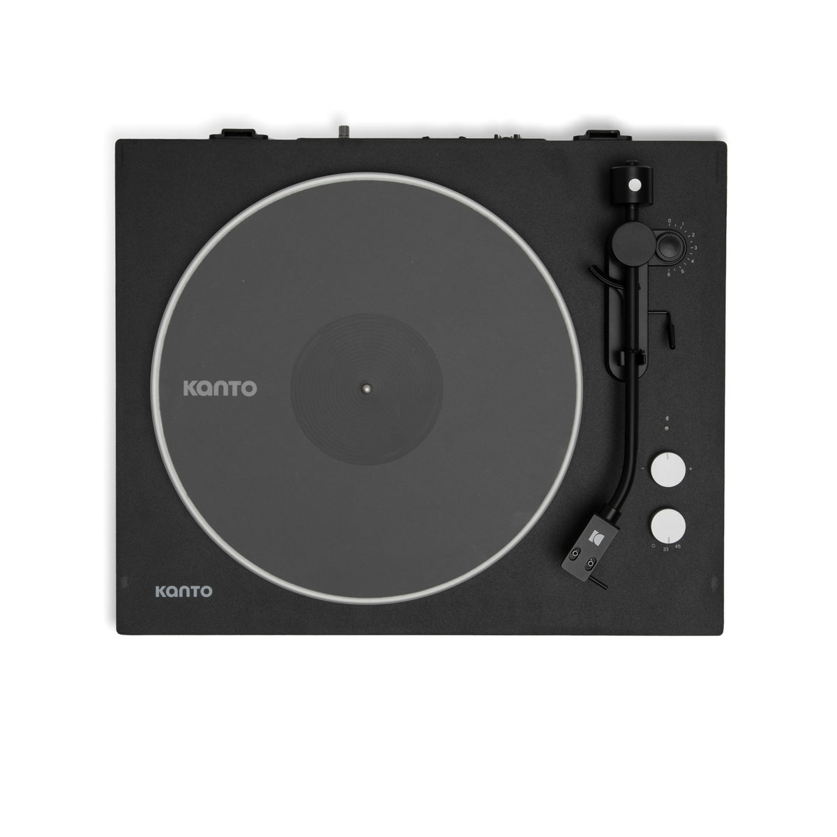 Kanto TT-AM Acrylic Turntable Mat with Anti-Static Design - Black