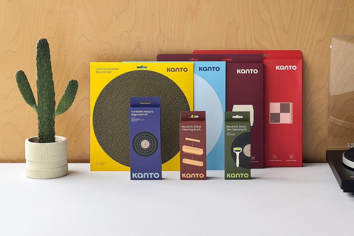 Kanto TT-CS20 12" Vinyl Record Outer Cover Sleeves - 20 Pack - Black