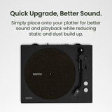 Kanto TT-CRM Cork & Rubber Turntable Mat with Anti-Static Design - Black