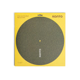 Kanto TT-CRM Cork & Rubber Turntable Mat with Anti-Static Design - Black
