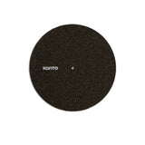 Kanto TT-CRM Cork & Rubber Turntable Mat with Anti-Static Design - Black