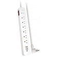 Ultralink ULPSP6 Surge Protector - 6 AC Outlet - 3 USB