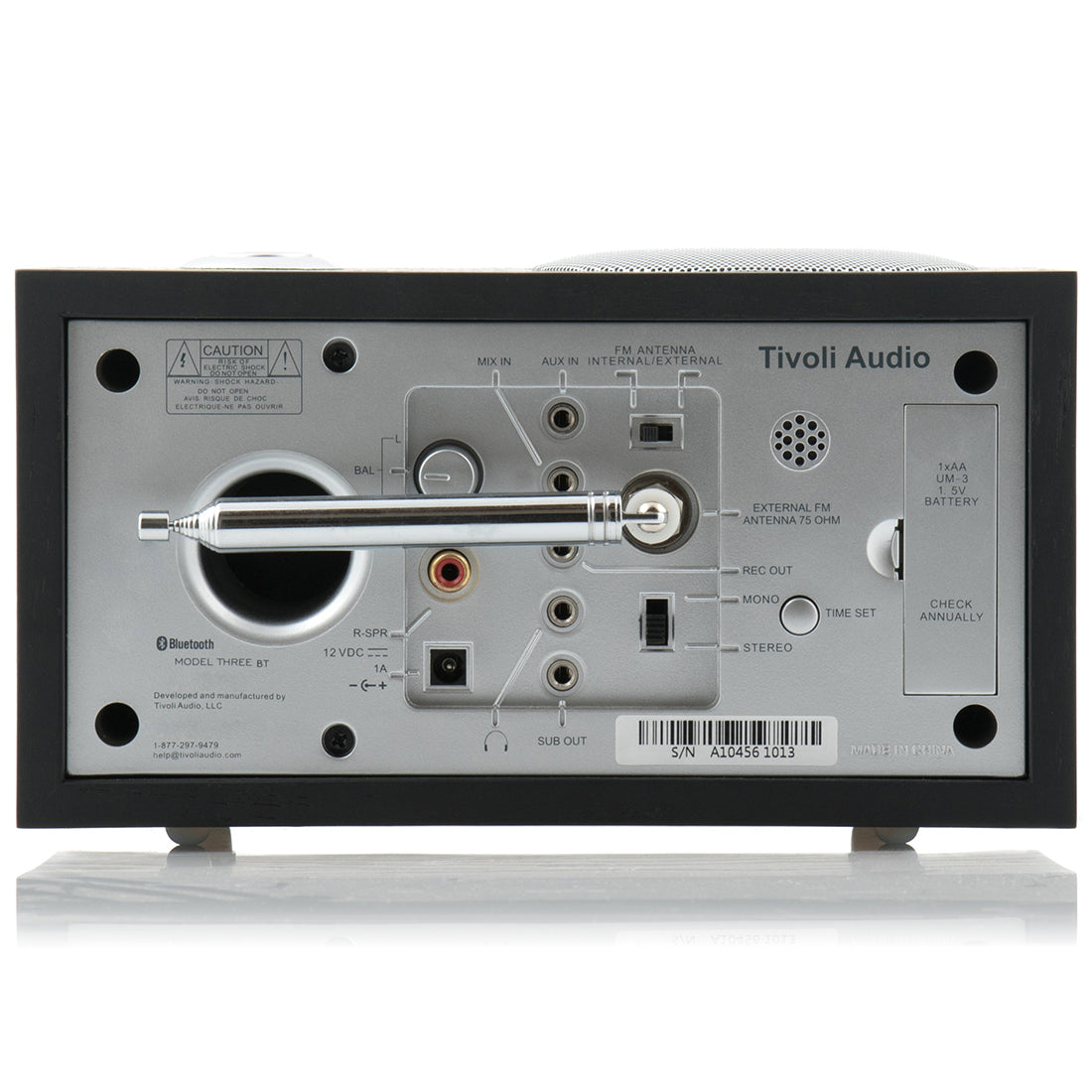 Tivoli M3BTBLK Model Three Bluetooth Clock Radio – Black