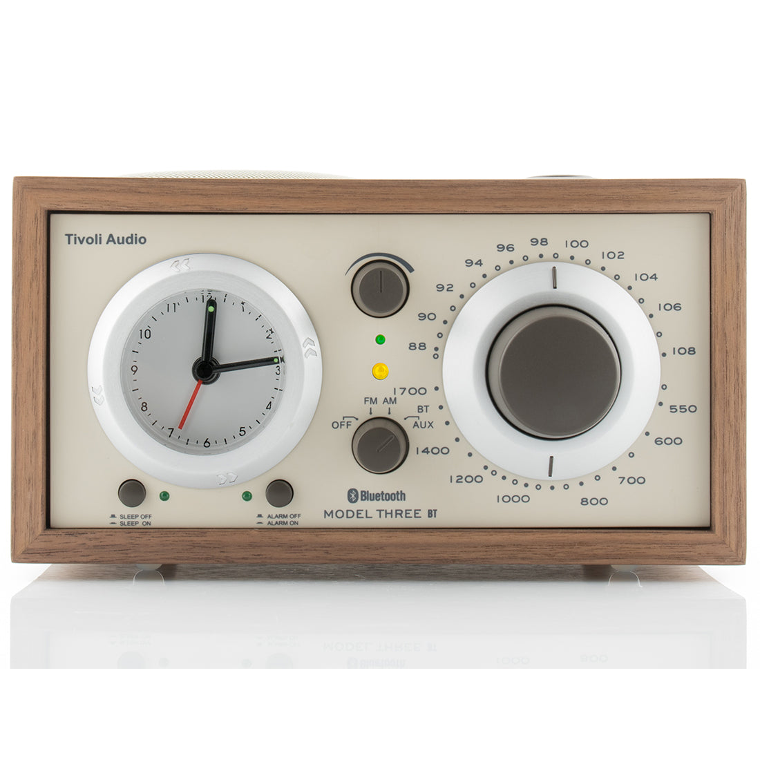 Tivoli M3BTCLA Model Three Bluetooth Clock Radio – Walnut