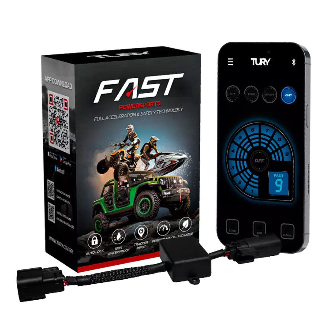 Tury FASTMAXIP5.0C Throttle Response / Anti-Theft - IP Rated - Gibbys Electronic