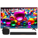 LG 55UA7700PUB 55" 4K Ultra HD LED HDR TV | H7 Soundbar | W7 Subwoofer Bundle